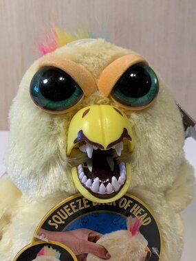 Feisty Pets Treacherous Travis Chick Plush Toy w/ Tags Interactive Angry Cute